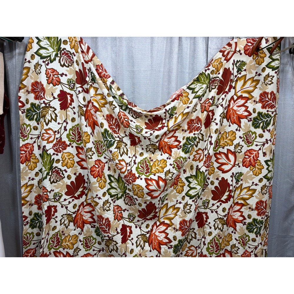 Better Homes and Gardens Fall Leaves Cotton Tablecloth 60x84 Oblong Thanksgiving